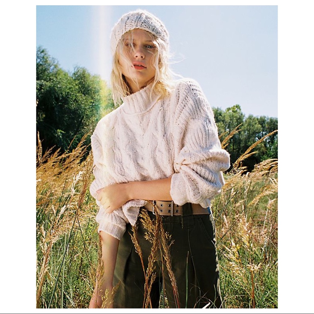 FREE PEOPLE BOHO PULLOVER LUXE KNIT SWEATER A2C - Picture 11 of 15
